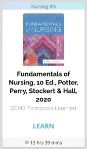 cover of fundamentals of nursing, 10th edition