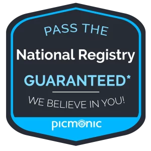 pass the national registry guarantee badge