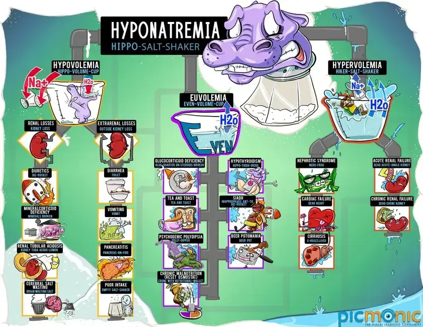 hyponatremia infographic