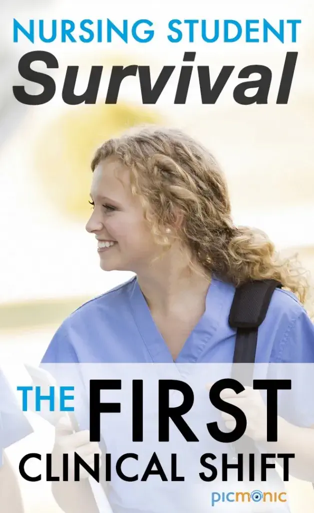 nursing student surviving the first clinical shift