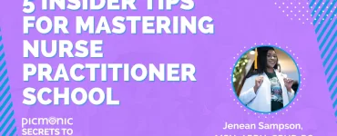 5 insider tips for mastering np school from Jenean Sampson, MSN, APRN, CPNP-PC
